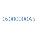 Ошибка 0x000000A5