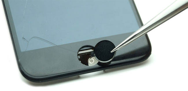 Снятие кнопки Touch ID