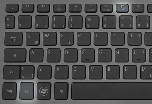Отключение тачпада на ноутбуке Acer