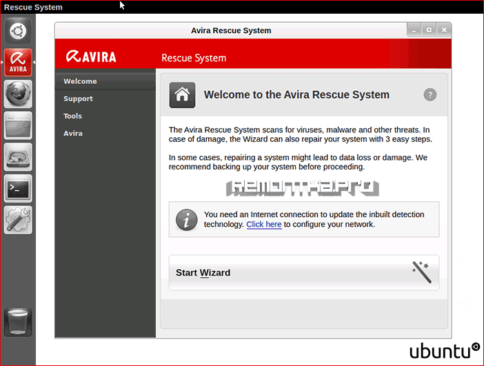 Антивирусный диск Avira