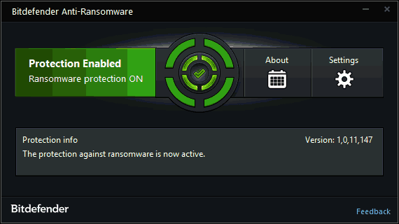 BitDefender Anti-Ransomware