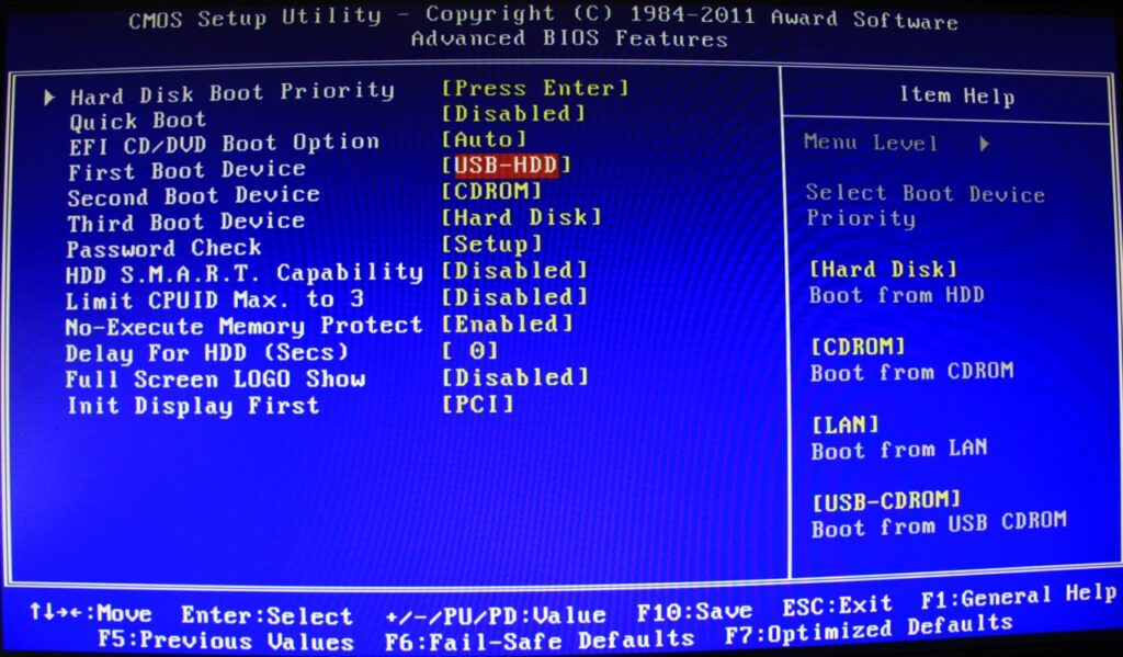 BIOS boot