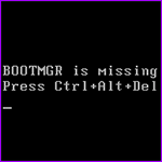 BOOTMGR is missing Windows