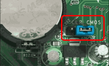 Сброс CMOS с помощью перемычки