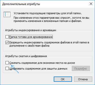 Сжатая папка (атрибут)