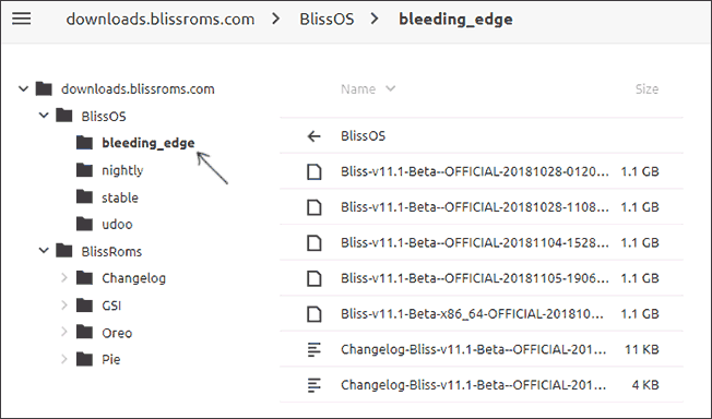 Скачать ISO Bliss OS