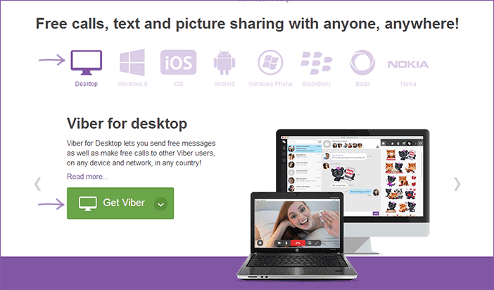 Скачать Viber для компьютера с официального сайта