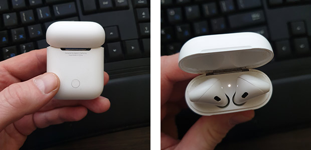 Режим сопряжения AirPods