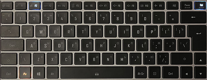 Вход в БИОС или UEFI с клавиатуры