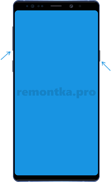 Принудительное выключение смартфона Samsung