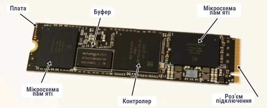 Як влаштовано SSD