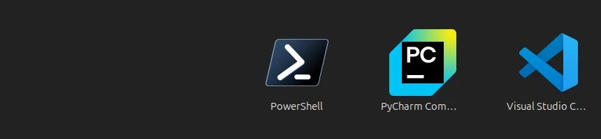 PowerShall в меню додатків Ubuntu