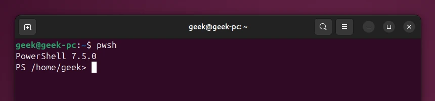 PowerShell в Ubuntu