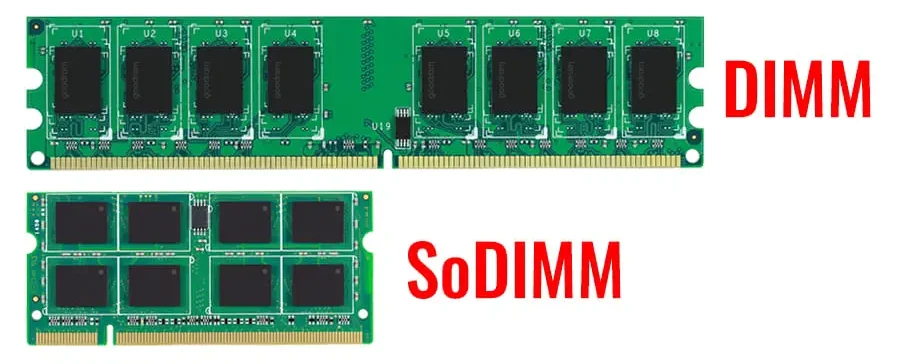 Форм-фактори dimm та so-dimm