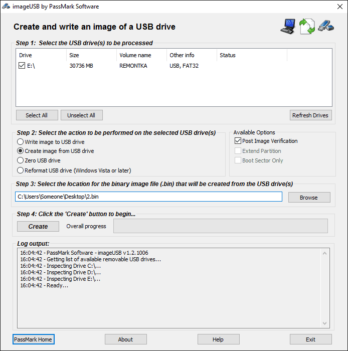 imageUSB Passmark
