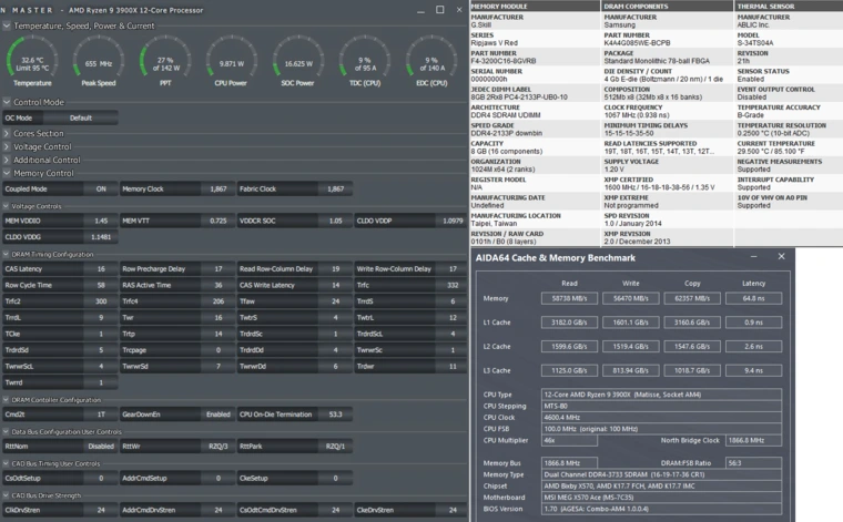 ram ryzen master