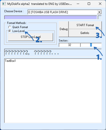 Восстановление объема флешки в MyDiskFix