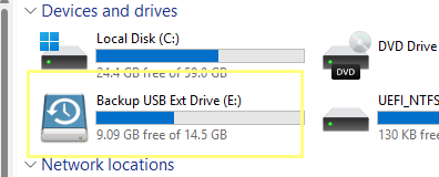 Новая иконка диска в проводнике