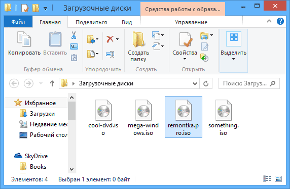 Образы загрузочных дисков ISO