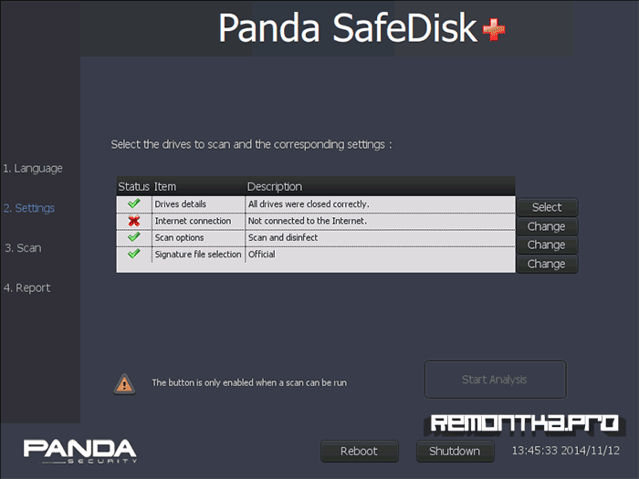 Антивирусный диск Panda