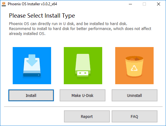 Установщик Phoenix OS