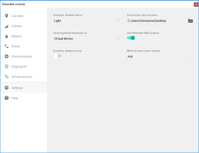 Настройки Remix OS Player