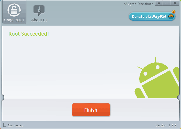 Получение root на Android прошло успешно