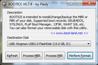Форматирование флешки для установки Windows XP