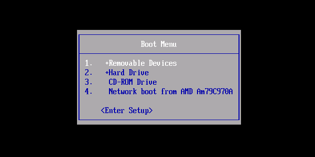 Boot Menu