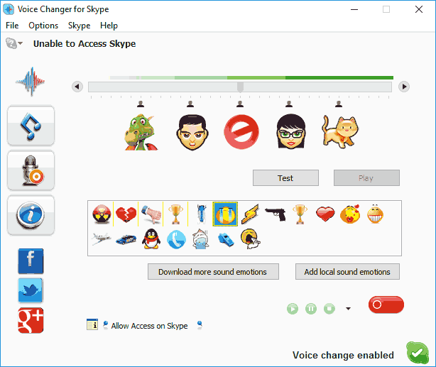 AthTek Voice Changer for Skype
