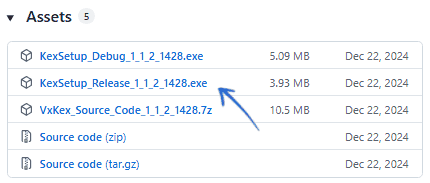 Загрузка VxKex