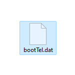 Что за файл bootTel.dat на диске?