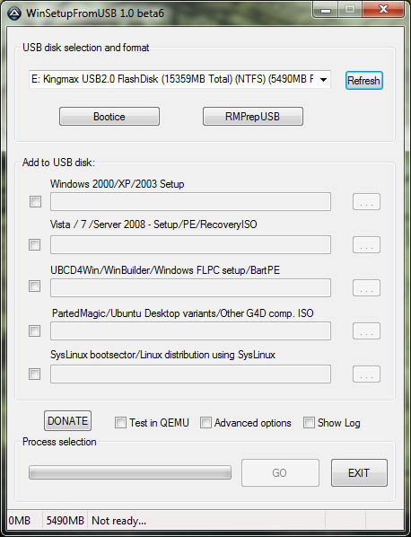Win Setup From USB
