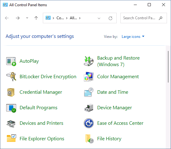 Панель управления Windows 11