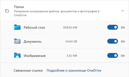 Резервное копирование папок пользователя